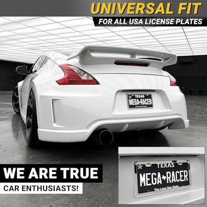 Premium Slim Mirror Chrome License Plate Frame