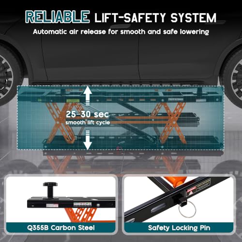 8000 lb Portable Car Lift for Home Garage