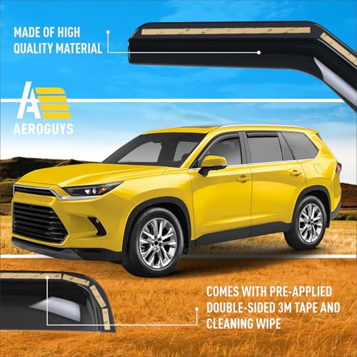Extra Durable Window Deflectors in (4 Count)