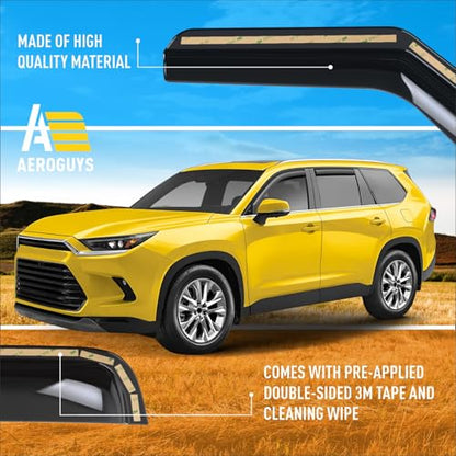 Extra Durable Window Deflectors in (4 Count)