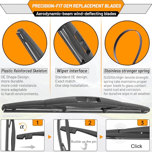 Windshield Wiper Blade Replacement for Subaru Ascent 2019