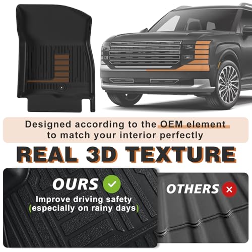 Floor Mats & Trunk & Backrest Mat for 2026 Hyundai Palisade