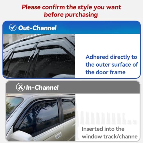 Window Visors Rain Guard for 11