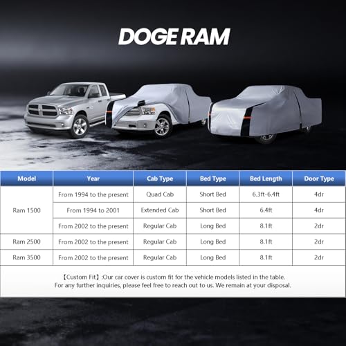Multi Layer Dodge Ram 1500 Truck Cover