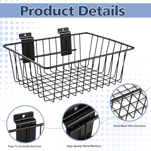 Slatwall Basket (4 Count)