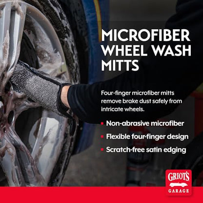 Microfiber Wheel Wash Mitts (2 Count)
