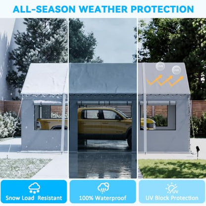 10x16 FT Heavy Duty Carport Canopy