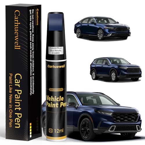 B 640M Canyon River Blue Metallic Touch Up Paint Compatible with Honda