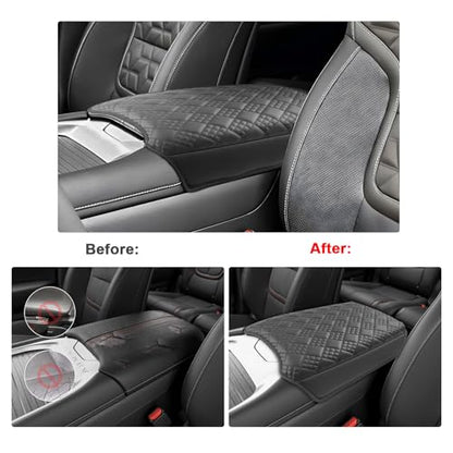 for 2025 2026 Nissan Armada Armrest Cover Pad for 2025 2026 Nissan Armada Accessories 2025 Armada Center Console Cover 2026 Armada Middle Console Cover w