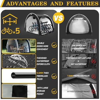 Bike Storage Shed Tent