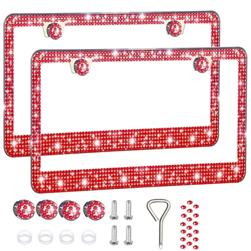 2 Pack License Plate Frames for Women