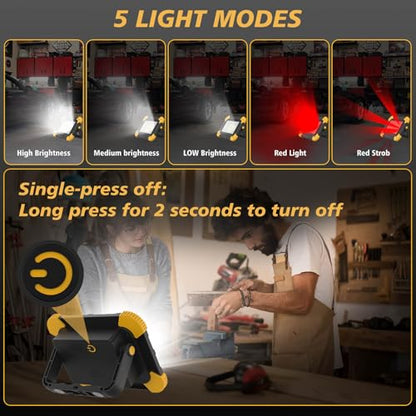 2 Pack Magnetic LED Work Lights