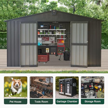 Domi Outdoor Storage Shed 11' x 9'