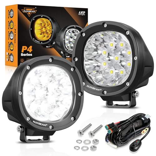P4 Series 4 Inch White LED Driving Light (2 Count)