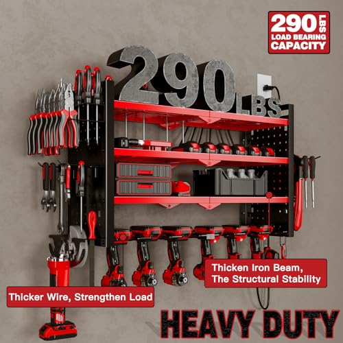 Cordless Power Tool Organizer Wall Mount