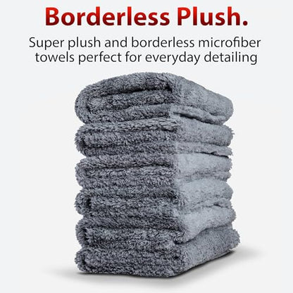 Adam's Borderless Grey Microfiber Towel