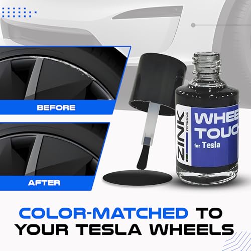 Premium Tesla Wheel Curb Rash Repair Kit for 21" Model S grey Velarium wheels