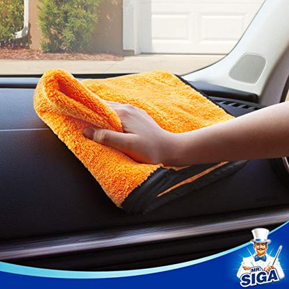 Professional Microfiber Towels for Cars (6 Count)