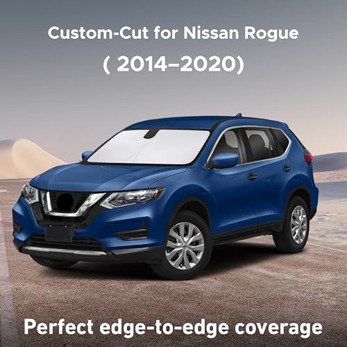 Windshield Sunshade Compatible for Nissan Rogue 2014