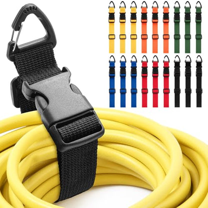 18 Pack Adjustable Extension Cord Holder Straps (18 Count)