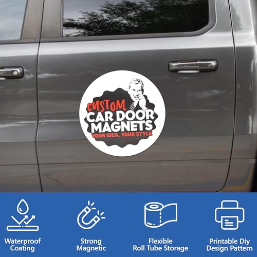 Custom Car Magnet Signs for Advertising and Promotion (2 Count)