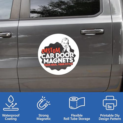 Custom Car Magnet Signs for Advertising and Promotion (2 Count)