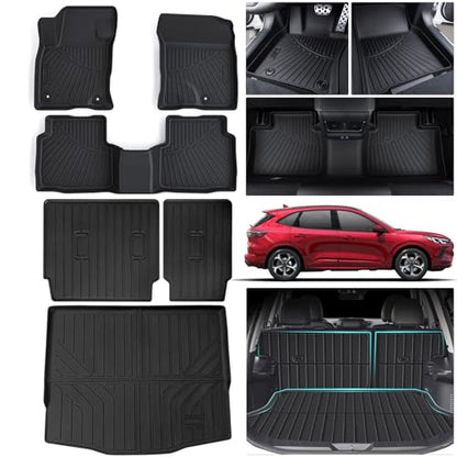 SANBAN Floor Liners & Cargo Liners & Backrest Mat for 2020