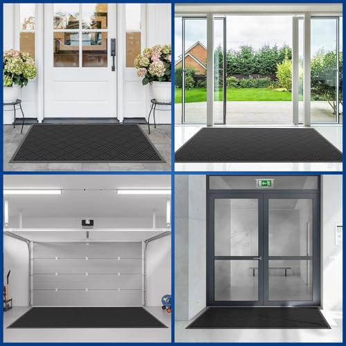 Durable Indoor Outdoor Door Mat (12 Sq Ft)