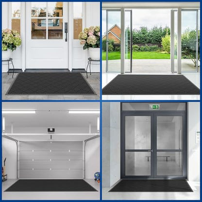 Durable Indoor Outdoor Door Mat (12 Sq Ft)