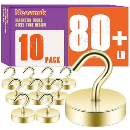 Magnetic Hooks Steel Tube Design for Cruise (10 Count)