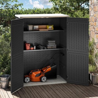 2 Pack Metal Storage Shed Shelves (2 Count)