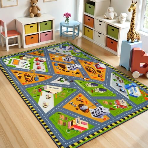 Kids Carpet Playmat Rug (14.87 Sq Ft)