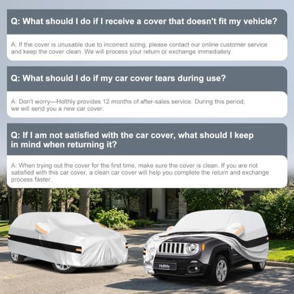 10 Layers SUV Car Cover Custom Fit for Jeep Renegade