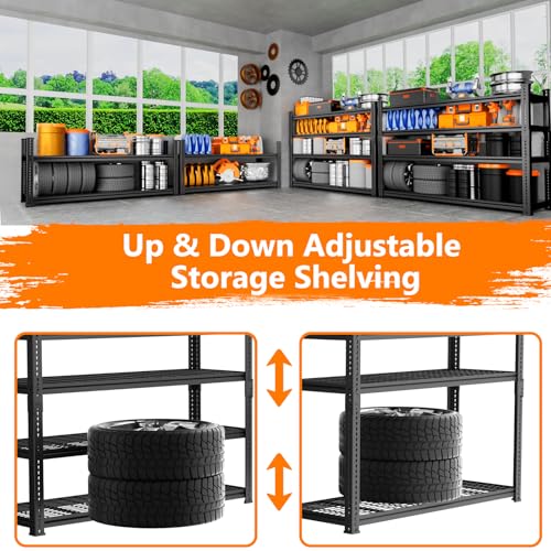 Storage Shelves Heavy Duty 2 PCS (2 Count)
