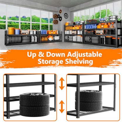 Storage Shelves Heavy Duty 2 PCS (2 Count)