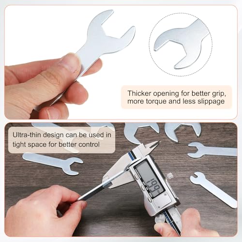 10pcs Small Wrench Open End Wrench 18x92x2mm Metric U (10 Count)