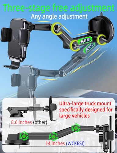 Truck Phone Holder Wireless Car Charger Mount