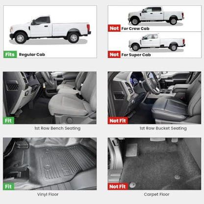 Floor Mats for Ford F250 F350 F450 2017