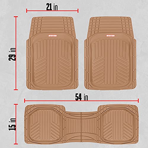 FlexToughXL Floor Mats for Cars Full Set