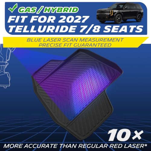 Vehicle Mats for 2027 Kia Telluride Gas & Hybrid