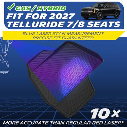 Vehicle Mats for 2027 Kia Telluride Gas & Hybrid