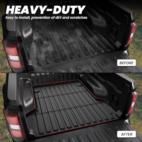 Truck Bed Mat for Ford Maverick 2026 2025 2024 2023 2022 Hybrid& Gas