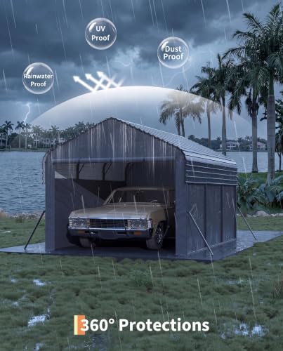 12x9 ft Metal Carport