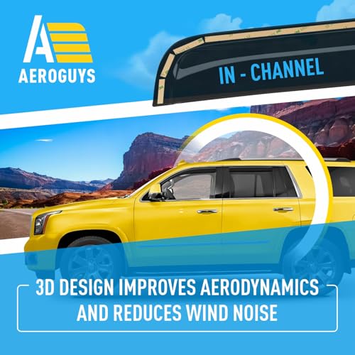 Extra Durable Window Deflectors in (4 Count)