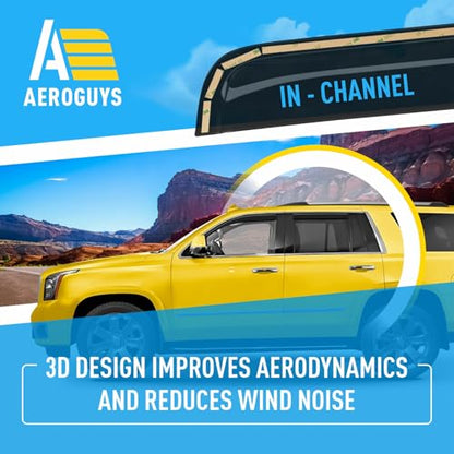 Extra Durable Window Deflectors in (4 Count)