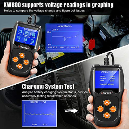 KW600 Car Battery Tester 12V Professional 100
