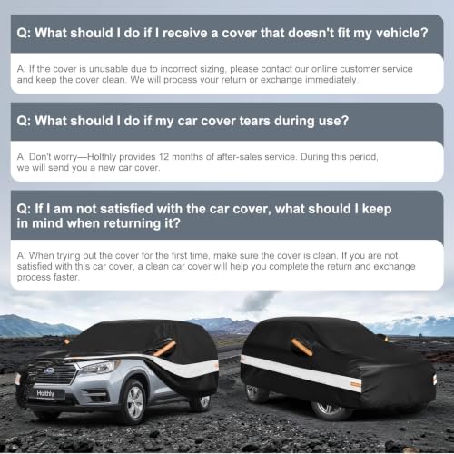 10 Layers SUV Car Cover Custom Fit for Subaru Ascent