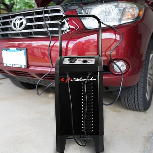 Wheeled Manual 6A Car Battery Charger and 150A Engine Starter