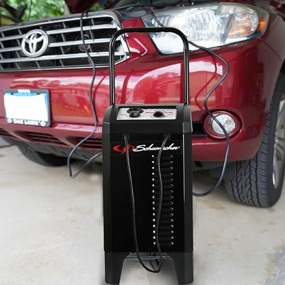 Wheeled Manual 6A Car Battery Charger and 150A Engine Starter