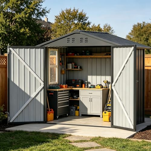 Outdoor Storage Shed with Window